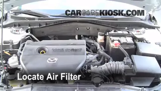 2006 Mazda 6 i 2.3L 4 Cyl. Sedan (4 Door) Air Filter (Engine) Replace